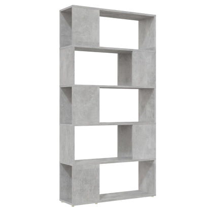 Libreria/Divisorio Grigio Cemento 80x24x155 cm in Truciolato | homemem39