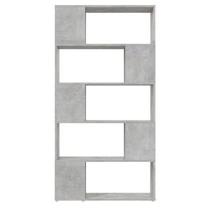 Libreria/Divisorio Grigio Cemento 80x24x155 cm in Truciolato | homemem39