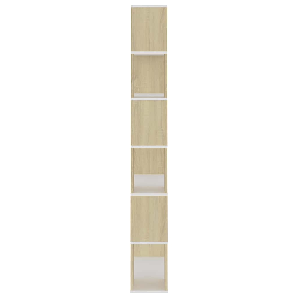 Libreria/Divisorio Rovere Sonoma 80x24x186 cm in Truciolato
