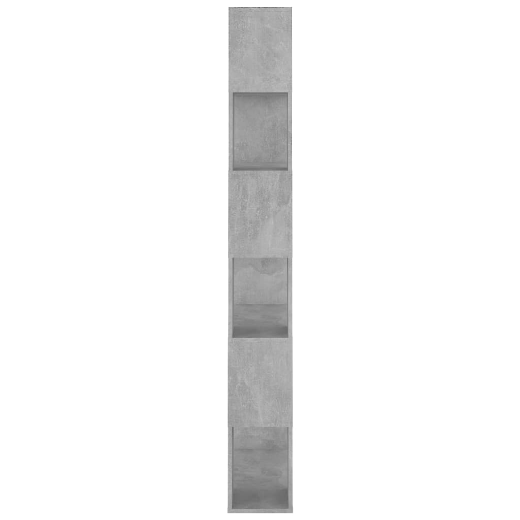 Libreria/Divisorio Grigio Cemento 80x24x186 cm in Truciolato