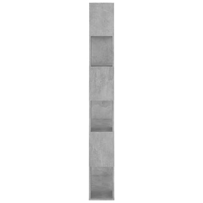 Libreria/Divisorio Grigio Cemento 80x24x186 cm in Truciolato