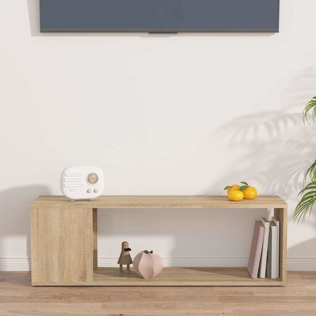 Mobile Porta TV Rovere Sonoma 100x24x32 cm in Truciolato