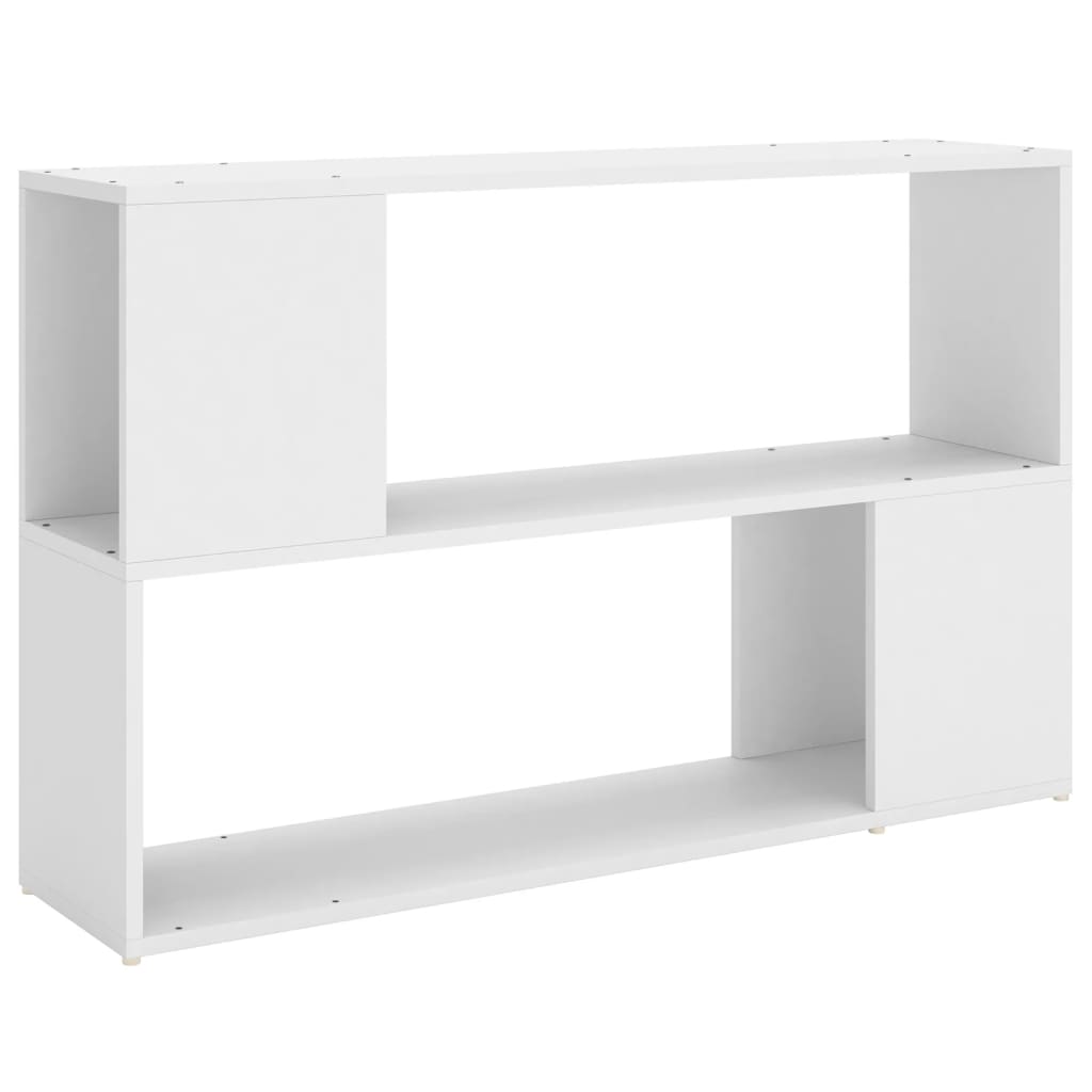 Libreria Bianca 100x24x63 cm in Legno Multistrato - homemem39