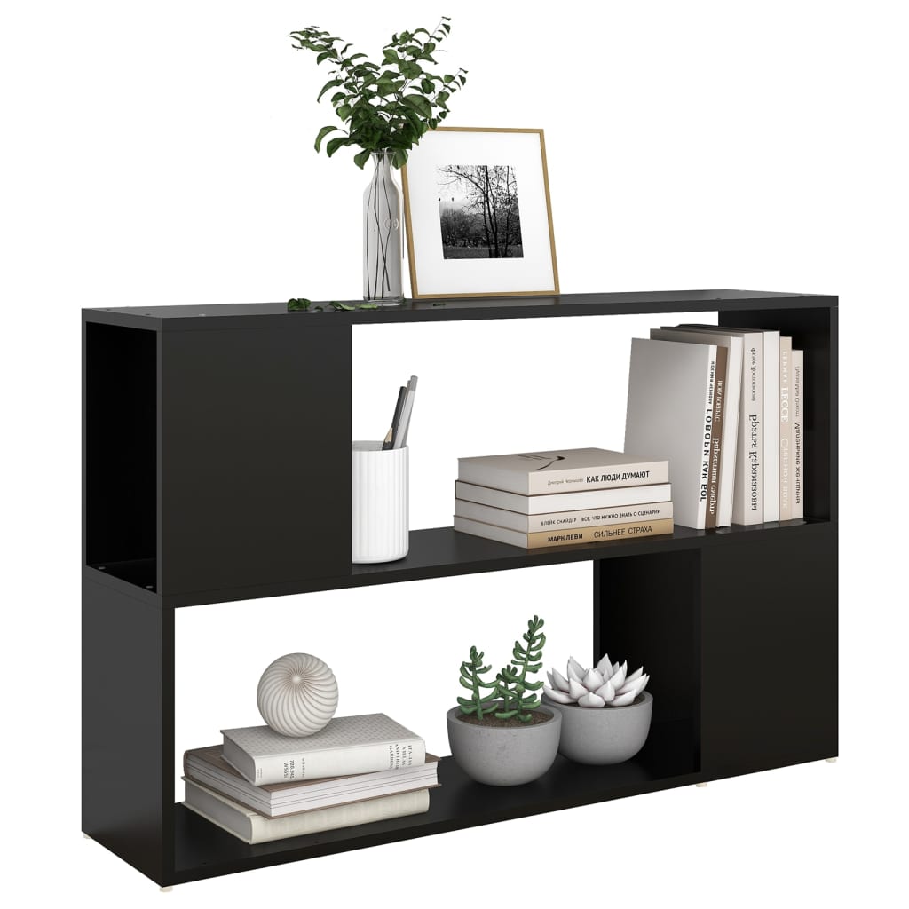 Libreria Nera 100x24x63 cm in Truciolato - homemem39