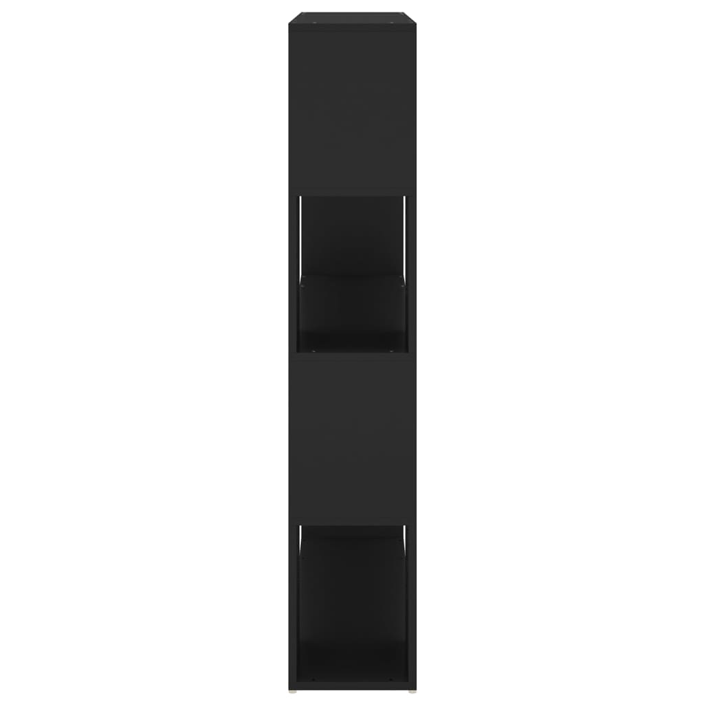 Libreria/Divisorio Nero 100x24x124 cm | homemem39