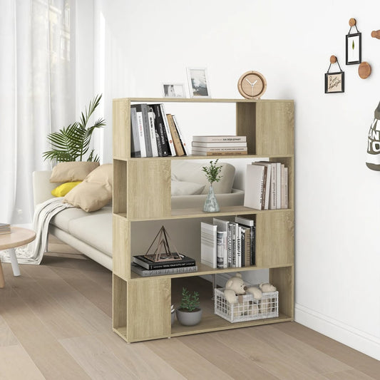Libreria/Divisorio Rovere Sonoma 100x24x124 cm | homemem39