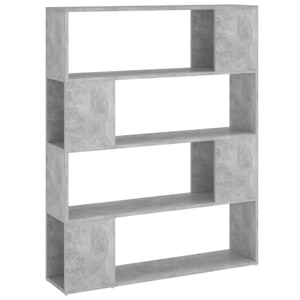 Libreria/Divisorio Grigio Cemento 100x24x124 cm | homemem39