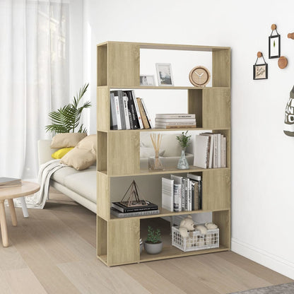 Libreria/Divisorio Rovere Sonoma 100x24x155 cm in Truciolato | homemem39
