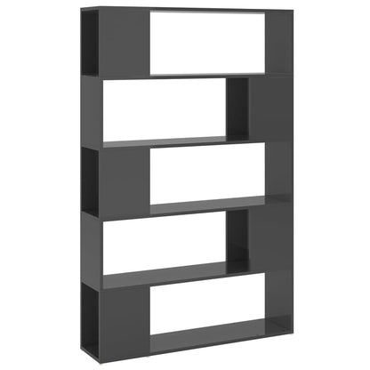 Libreria/Divisorio Grigio Lucido in Legno Multistrato | homemem39