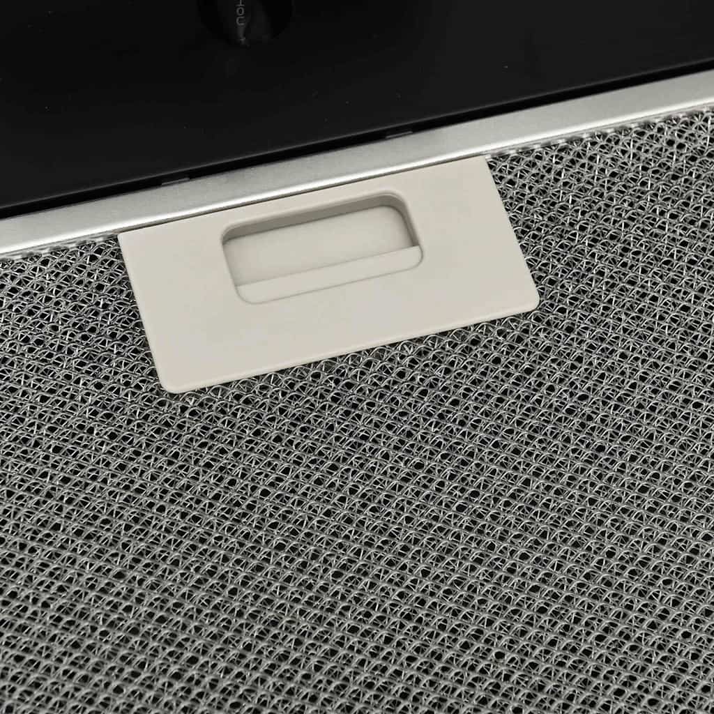 Cappa a Parete 60 cm in Acciaio e Vetro Temperato Nero - homemem39