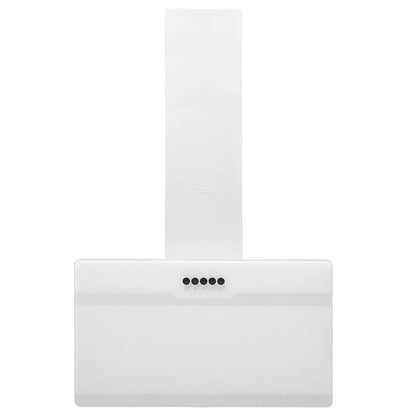 Cappa a Parete 60 cm in Acciaio e Vetro Temperato Bianco - homemem39