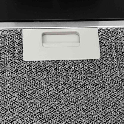 Cappa a Parete 60 cm in Acciaio e Vetro Temperato Nero