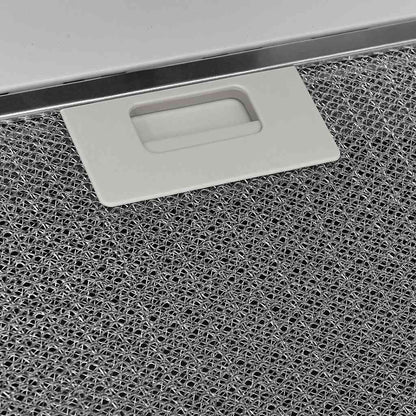 Cappa a Parete 60 cm in Acciaio e Vetro Temperato Bianco