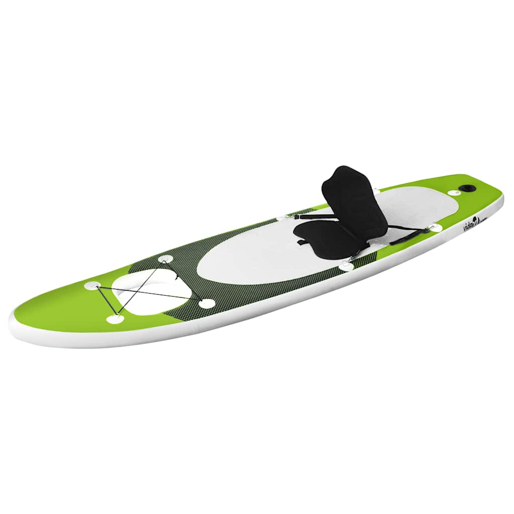 Set Tavola da SUP Gonfiabile Verde 300x76x10 cm - homemem39