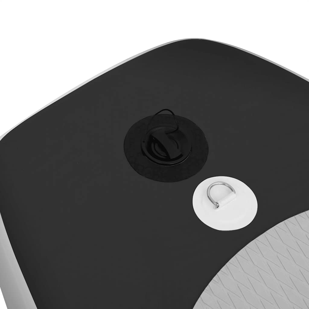 Set Tavola SUP Gonfiabile Nera 300x76x10 cm - homemem39
