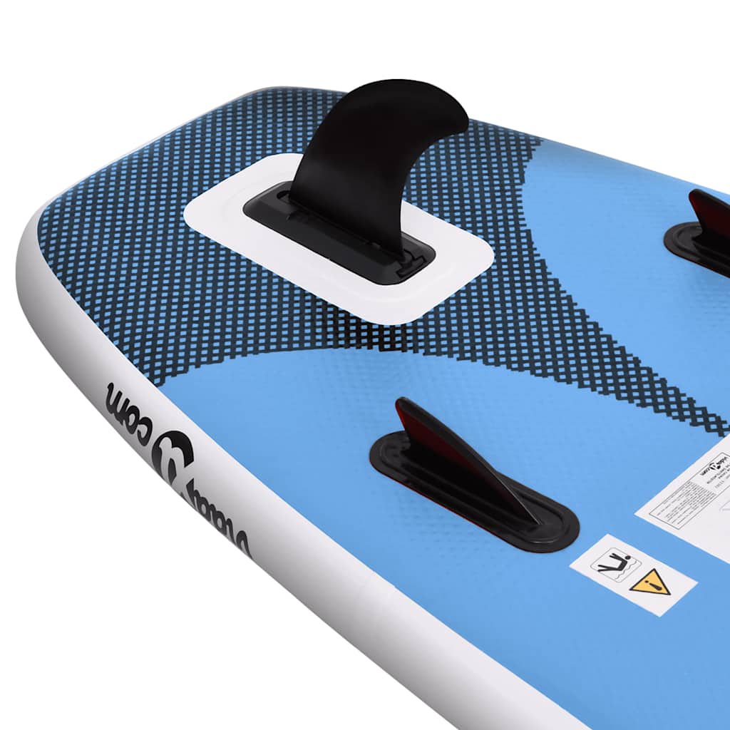 Set Tavola SUP Gonfiabile Blu Mare 330x76x10 cm | homemem39