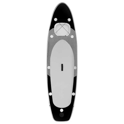 Set Tavola SUP Gonfiabile Nera 330x76x10 cm | homemem39