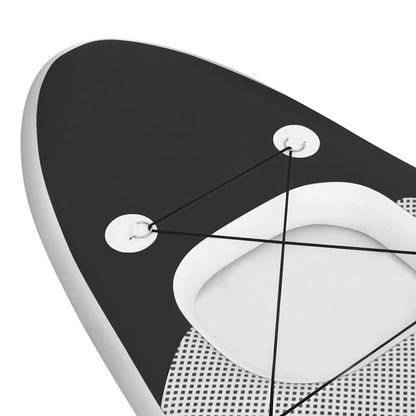Set Tavola SUP Gonfiabile Nera 330x76x10 cm | homemem39