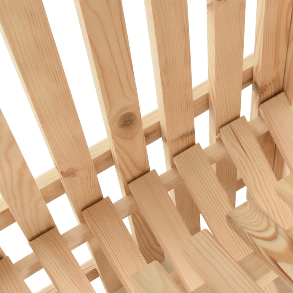 Cassetta Porta Patate  50x50x80 cm in Legno Massello di Pino - homemem39