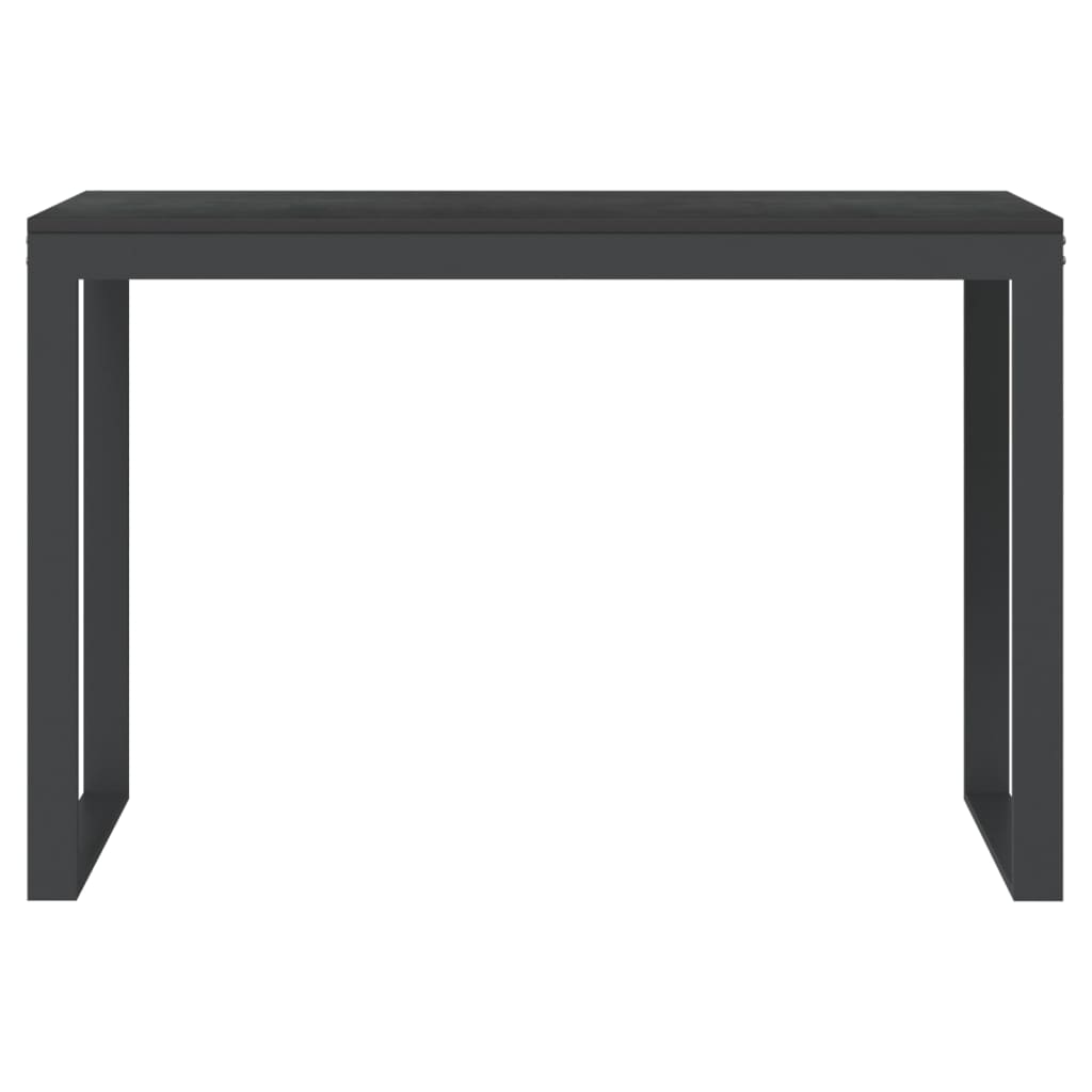 Scrivania per Computer Nera 110x60x73 cm in Legno Multistrato | homemem39
