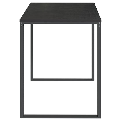 Scrivania per Computer Nera 110x60x73 cm in Legno Multistrato | homemem39