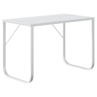 Scrivania per Computer Bianca 110x60x73 cm in Legno Multistrato | homemem39
