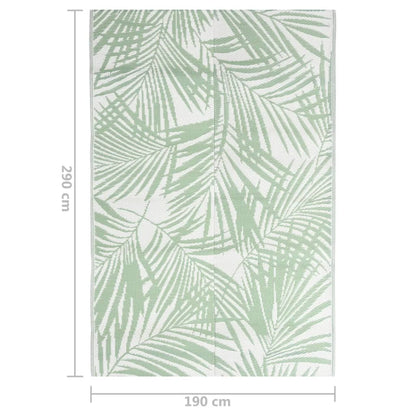Tappeto da Esterno ARAKIL Verde 190x290 cm in PP | homemem39