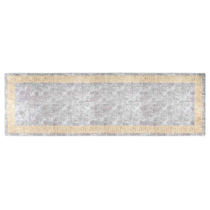 Tappeto Lavabile 80x300 cm Grigio Antiscivolo - homemem39