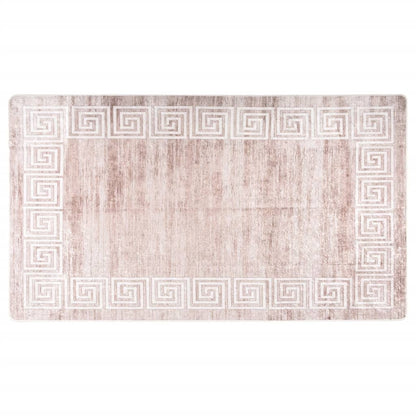 Tappeto Lavabile 190x300 cm Beige Antiscivolo - homemem39