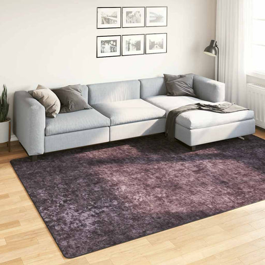 Tappeto Lavabile 190x300 cm Antracite Antiscivolo - homemem39