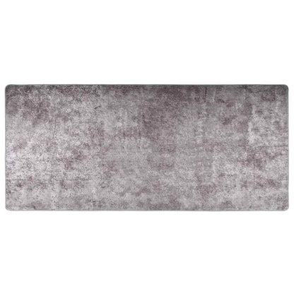 Tappeto Lavabile 80x300 cm Grigio Antiscivolo - homemem39