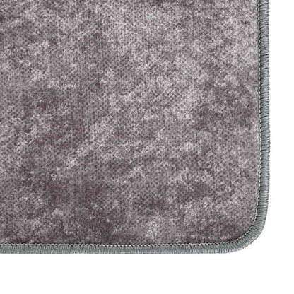 Tappeto Lavabile 80x300 cm Grigio Antiscivolo - homemem39