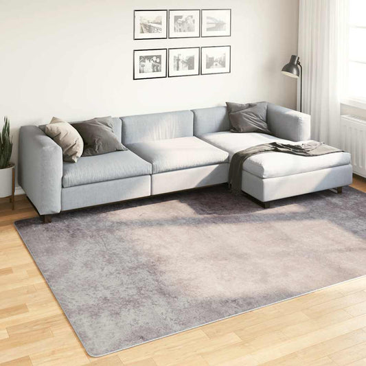 Tappeto Lavabile 190x300 cm Grigio Antiscivolo - homemem39