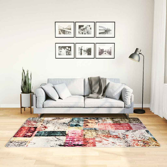 Tappeto Lavabile Patchwork 120x180 cm Multicolore Antiscivolo - homemem39