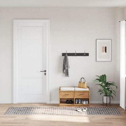 Tappeto Lavabile 80x300 cm Multicolore Antiscivolo - homemem39