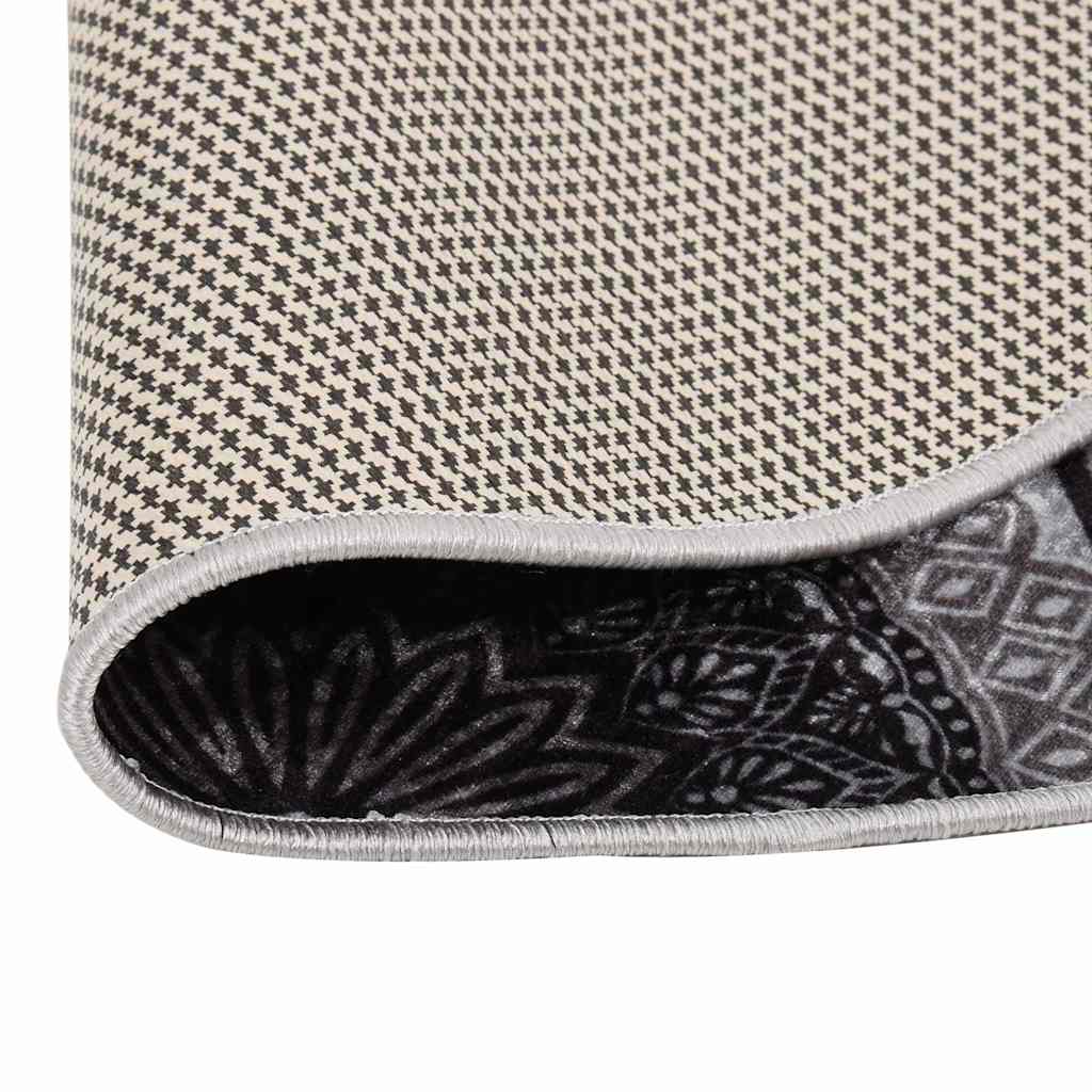 Tappeto Lavabile φ120 cm Multicolore Antiscivolo - homemem39