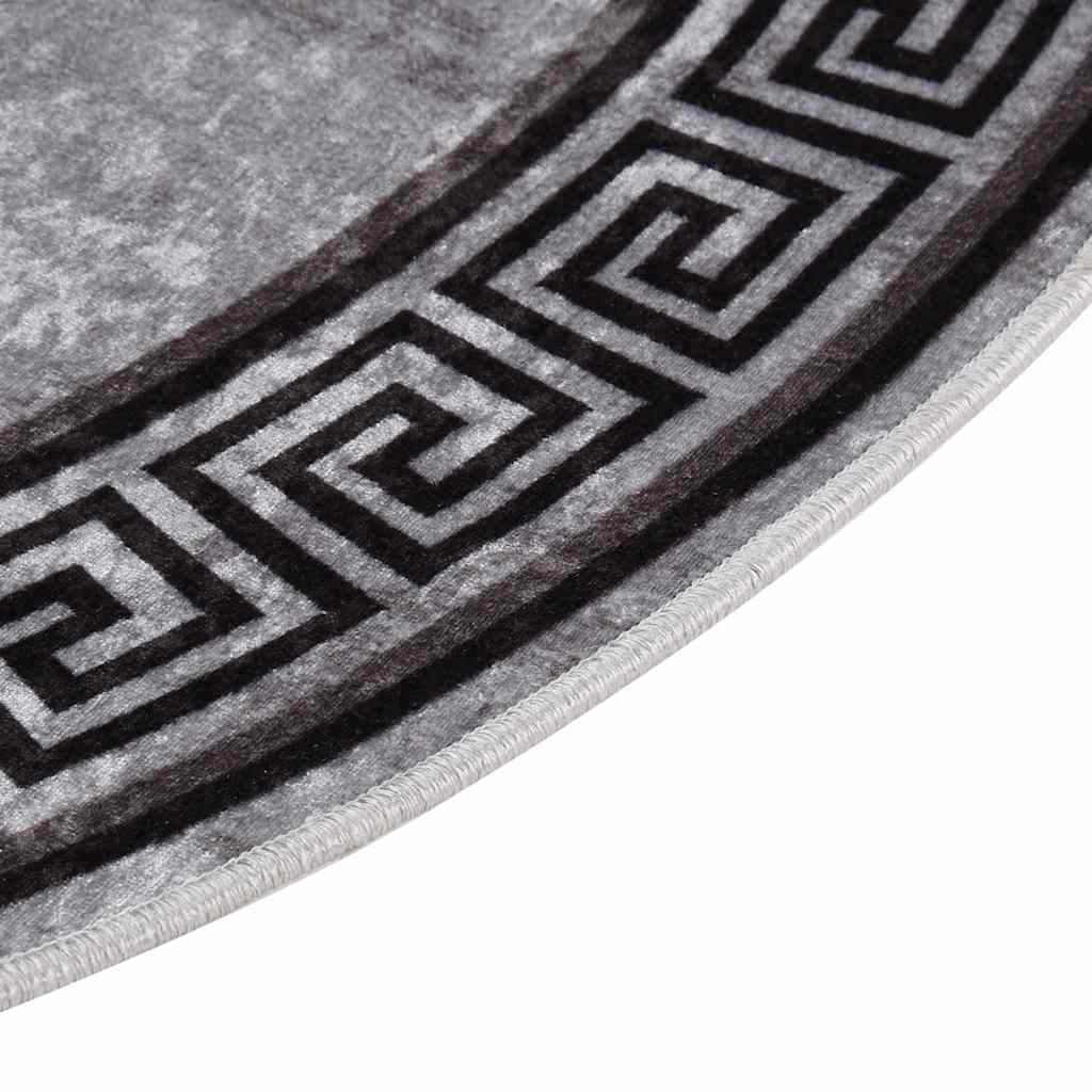 Tappeto Lavabile φ120 cm Multicolore Antiscivolo - homemem39