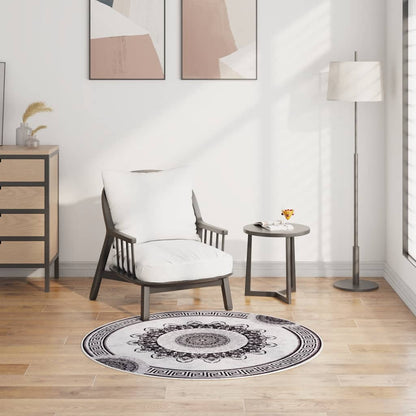 Tappeto Lavabile φ120 cm Multicolore Antiscivolo - homemem39