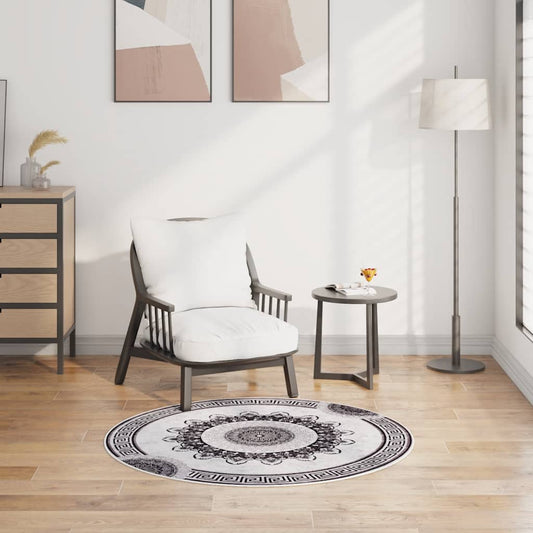 Tappeto Lavabile φ120 cm Multicolore Antiscivolo - homemem39