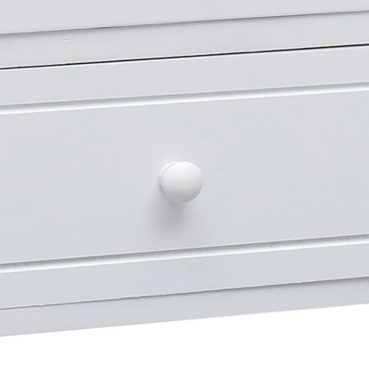 Mobile Porta TV Bianco 108x30x40 cm in Legno di Paulownia - homemem39