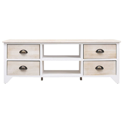 Mobile Porta TV 108x30x40 cm in Legno di Paulownia - homemem39