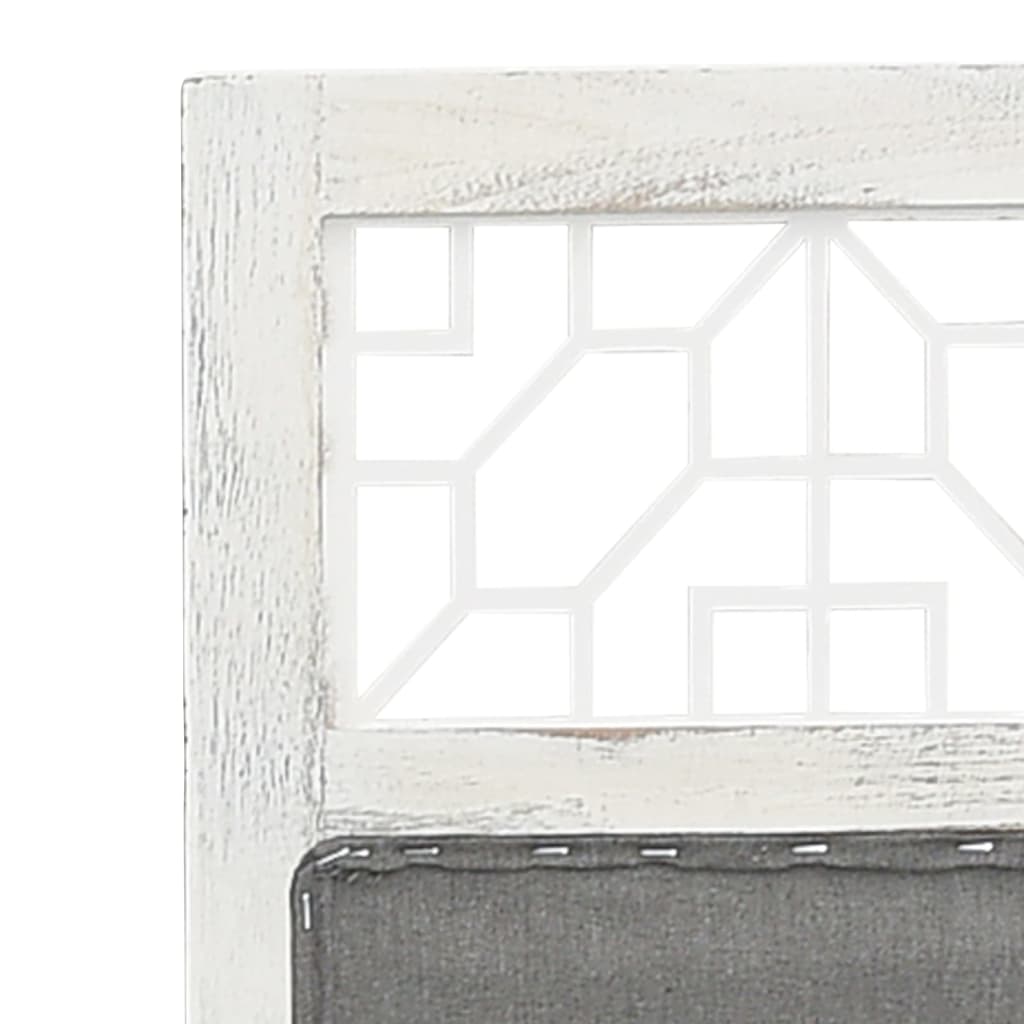 Divisorio a 3 Pannelli Grigio 105x165 cm in Tessuto | homemem39