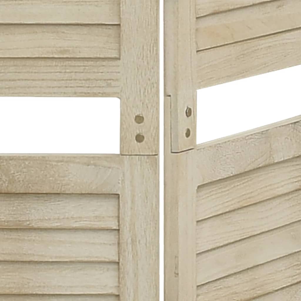 Divisorio a 5 Pannelli 175 x 165 cm Legno Massello di Paulownia | homemem39