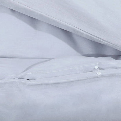 Set Copripiumino Grigio 135x200 cm in Microfibra Leggera | homemem39