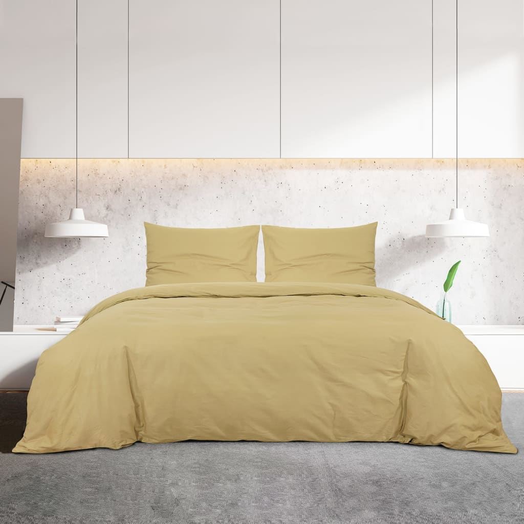 Set Copripiumino Tortora 140x200 cm in Microfibra Leggera | homemem39