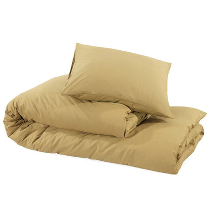 Set Copripiumino Tortora 200x200 cm in Microfibra Leggera | homemem39