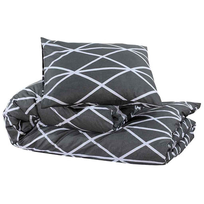 Set Copripiumino Grigio 140x200 cm in Cotone | homemem39