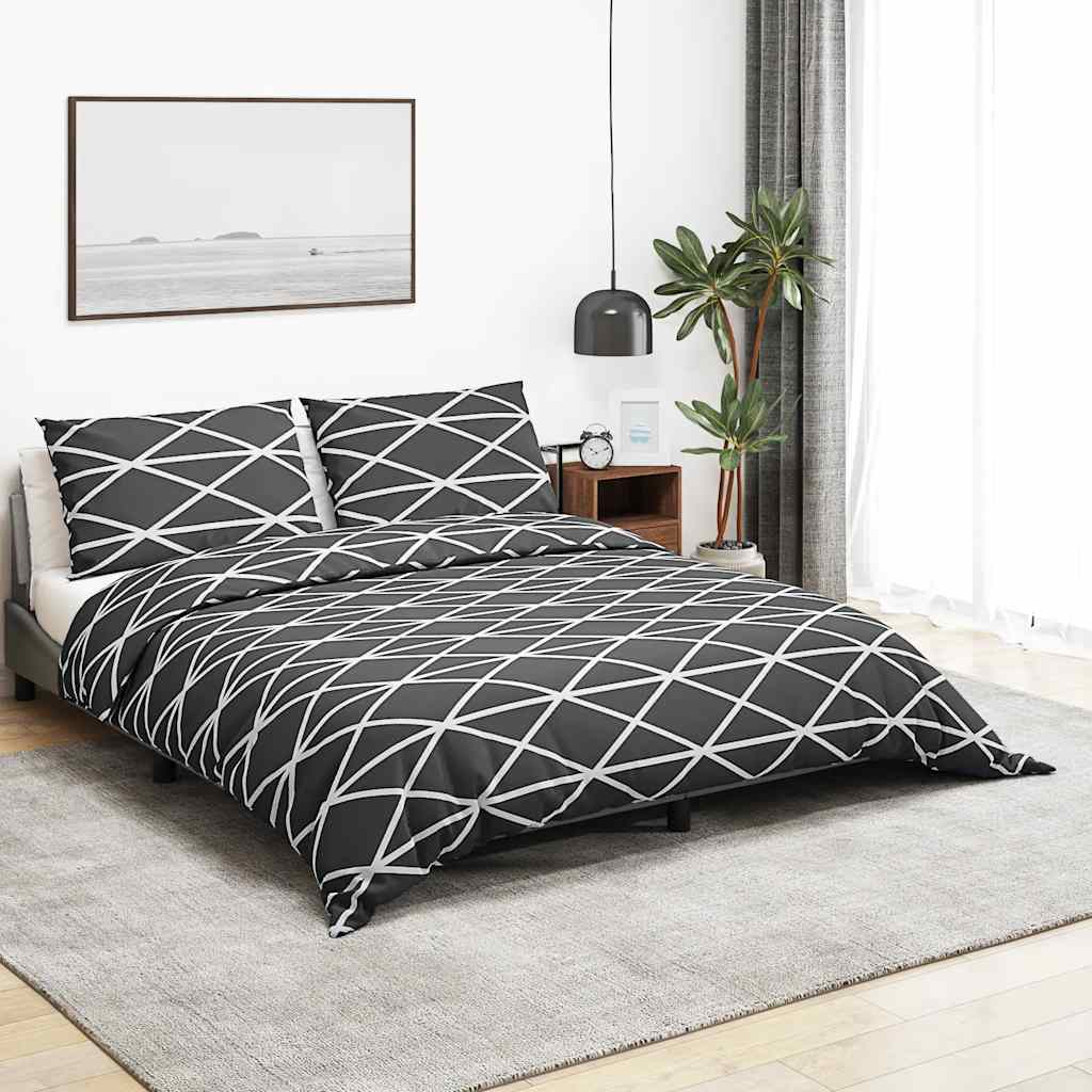 Set Copripiumino Grigio 140x200 cm in Cotone | homemem39