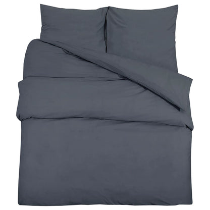 Set Copripiumino Antracite 200x200 cm in Cotone | homemem39