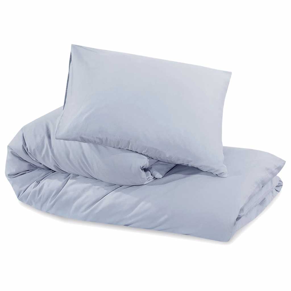 Set Copripiumino Grigio 140x200 cm in Cotone | homemem39